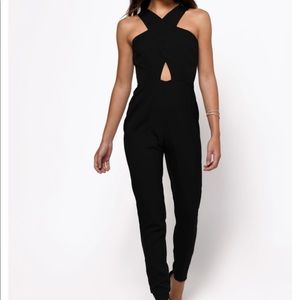 Tobi Black “Criss Cross” Jumpsuit